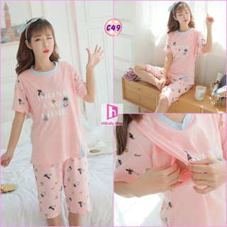 [chỉ còn size 3XL] Bộ Bầu Sau Sinh cho con bú C49