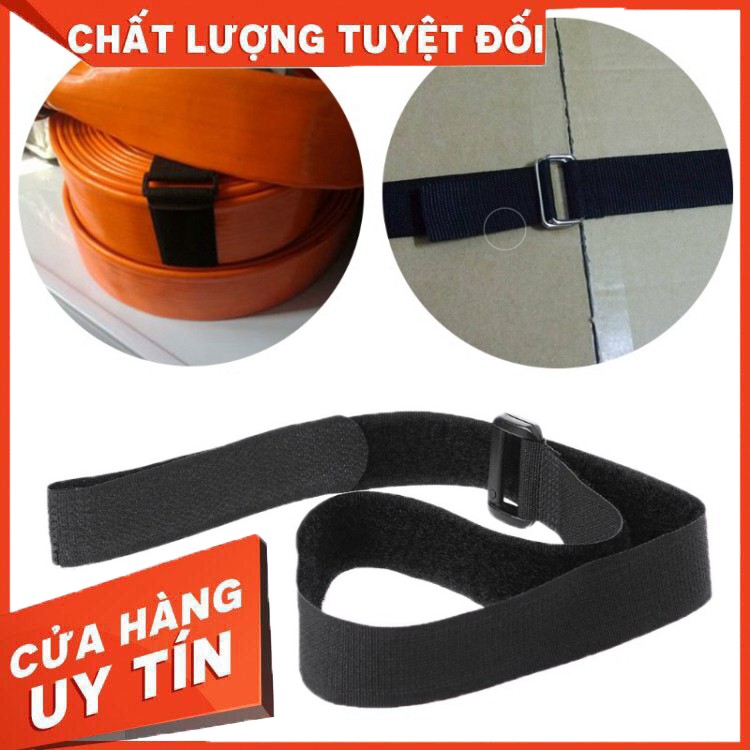 Dây đai buộc hàng, ràng hàng tự dính, cố định hàng hóa, bạt che, lưới che Liên Sơn