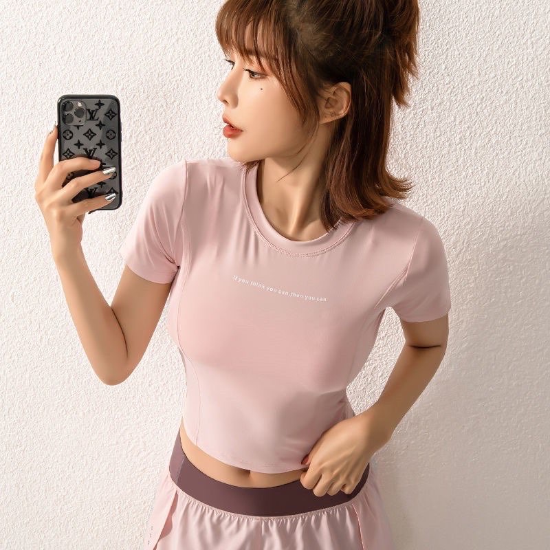 Áo Thun Body Cao Cấp Tập Thể Thao Nữ Gym Yoga Đồ tập Giá Rẻ PL181