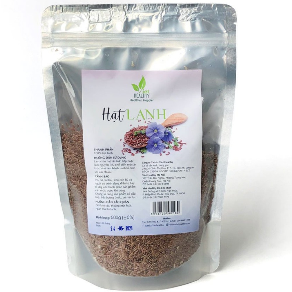 Hạt lanh túi 500gr Viethealthy