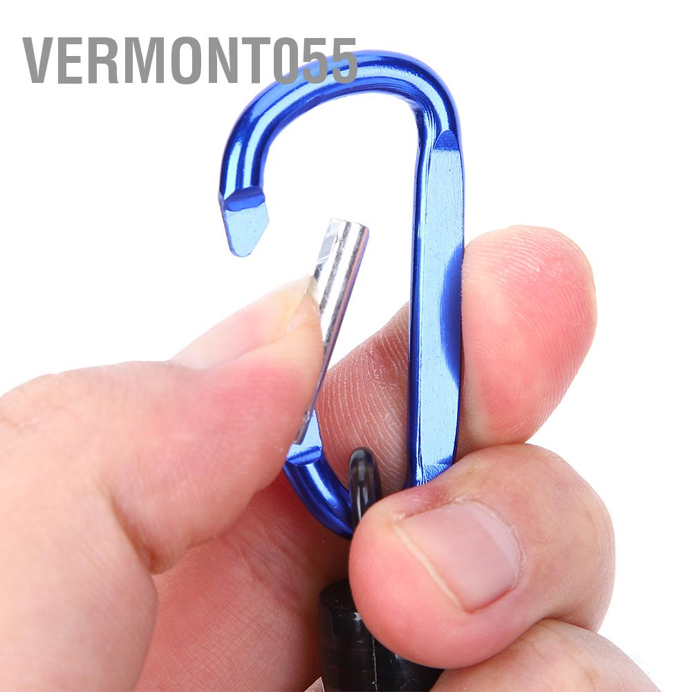 Hàng Hot Thiếu dây với Carabiner 90cm Kết nối linh hoạt Khóa treo Dây đeo chống thất lạc Hàng giao ngayVermont055