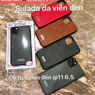 Ốp lưng sulada da iphone 11 pro max 6.5" 2019 dập logo sang trọng