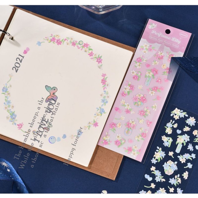 PeachSticker Dán Trang Trí Sổ Tay/Điện Thoại/Sổ Tay/Album/Điện Thoại Hình Hoa Mùa Xuân 16 Kiểu Sáng Tạo