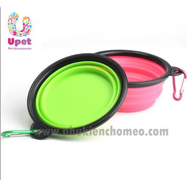 [Tiện lợi] SP1558 - Bát ăn cao su, có thể gấp được khi đi chơi, du lịch,  dùng đựng hạt và nước uống, an toà và tiện lợi