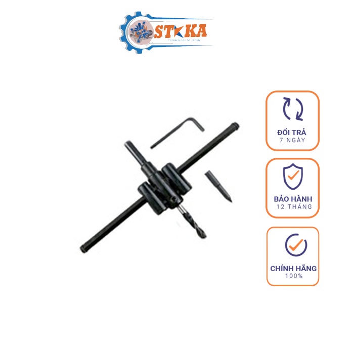 Mũi Khoan Khoét Lỗ Tròn Gỗ, Thạch Cao 120mm, 200mm, 300mm, Sản Xuất Theo Công nghệ USA