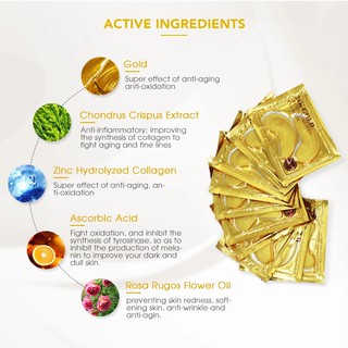 Mặt nạ mắt 24k gold crytal collagen