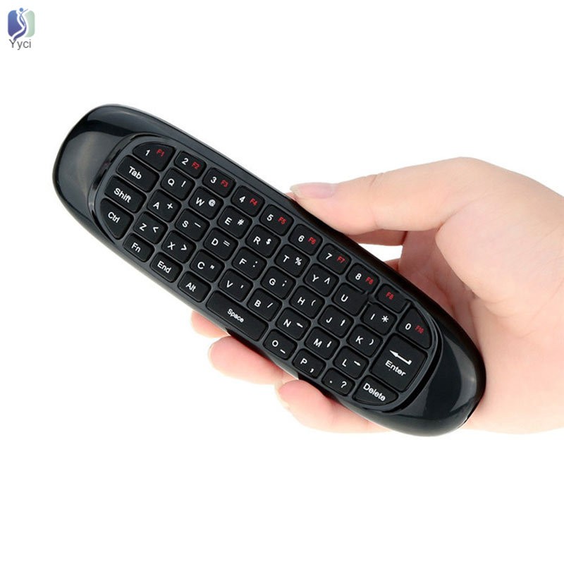 Yy 2.4G Air Mouse Rechargeable Wireless Remote Control Keyboard for Android TV Box Computer @VN