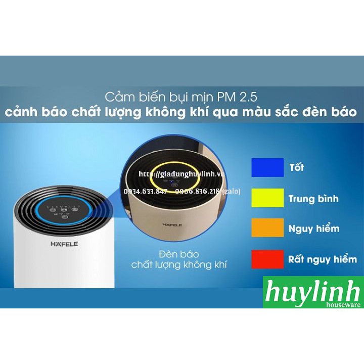 [Mã ELHAMS5 giảm 6% đơn 300K] Máy lọc không khí Hafele CF-8116 - 20 - 25m2 - 537.82.710