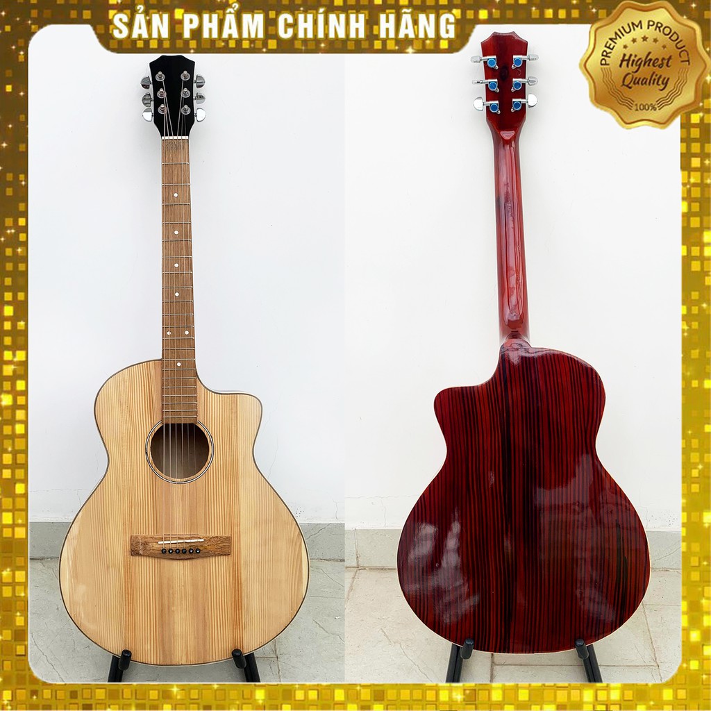 Đàn Guitar Acoustic giả gỗ Cẩm Ấn | có ty chỉnh cong cần | BH 12 tháng