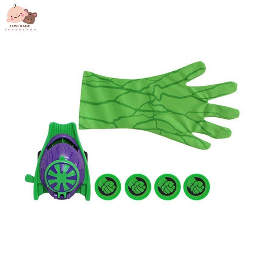[HOT]Super Heroic Figure Cartoon Glove Launcher Toys Kids Child Costume Play Prop