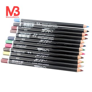 [Hàng mới về] Set 12 bút chì kẻ lông mày/kẻ mắt/kẻ môi có màu MENOW kháng nước