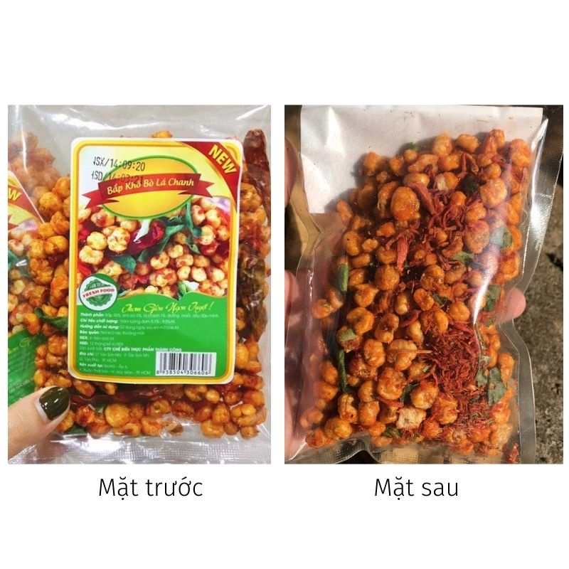 Bắp bò khô lá chanh vị cay nhẹ, giòn tan ăn là nghiền MAMYFOODS MF0040 | BigBuy360 - bigbuy360.vn