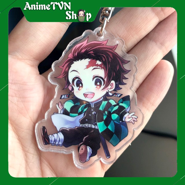 Móc khoá Mica anime Kimetsu No Yaiba (Loại 1) - Nhựa Cứng Acrylic In 2 mặt sắc nét ( ảnh thật )