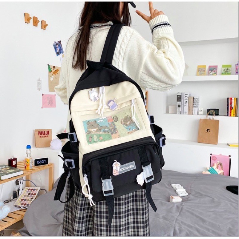 Balo Ulzzang Chống Thấm Đi Học, Đi Chơi DOUCITY