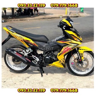 Tem Rời Winner V1 Hayabusa Dán Xe Vàng
