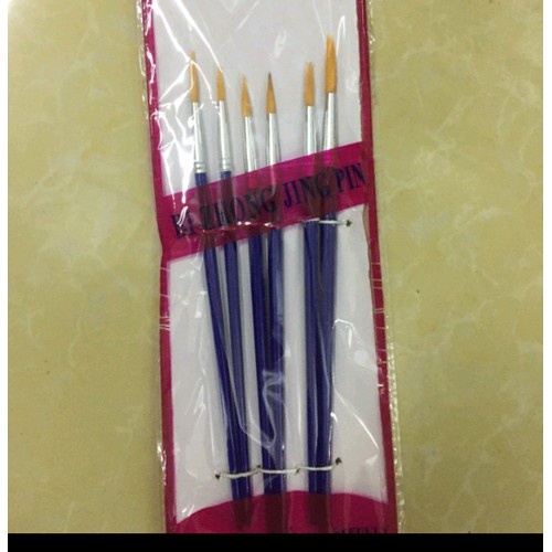 ( 10 Bộ ) Cọ Vẽ Màu Nước 1 Bộ 6 Cây Kích Cỡ Khác Nhau Camshop