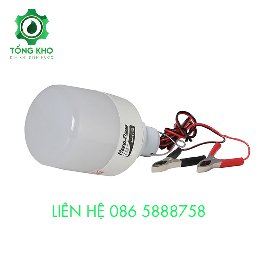 Bóng đèn Led Bulb Rạng Đông DC 7W, 9W, 12W dây kẹp - Tổng kho kim khí điện nước