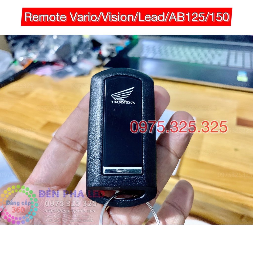 Mặt kiếng Remote Vario vision lead ab sh300i sh125 sh150 PCX SHmode adv sh mode 125 150 300 Scoopy Beat mica fob 2 3 nút