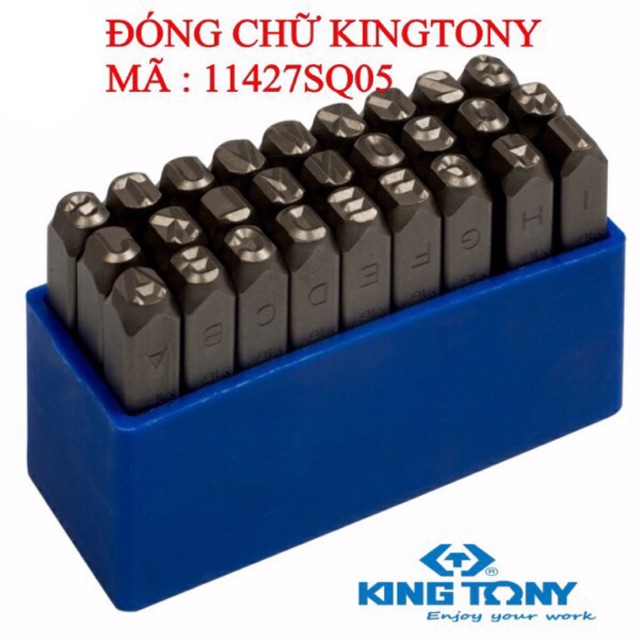 11427SQ05 Bộ đóng chữ sâu 5mm Kingtony