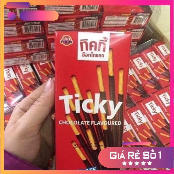 Bánh Que Socola Ticky Thái 55k/ Lốc 13 Hộp