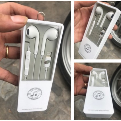 [FULL HỘP] Tai Nghe Chân Lightning Chân Dẹp Nguyên Hộp Cao Cấp
