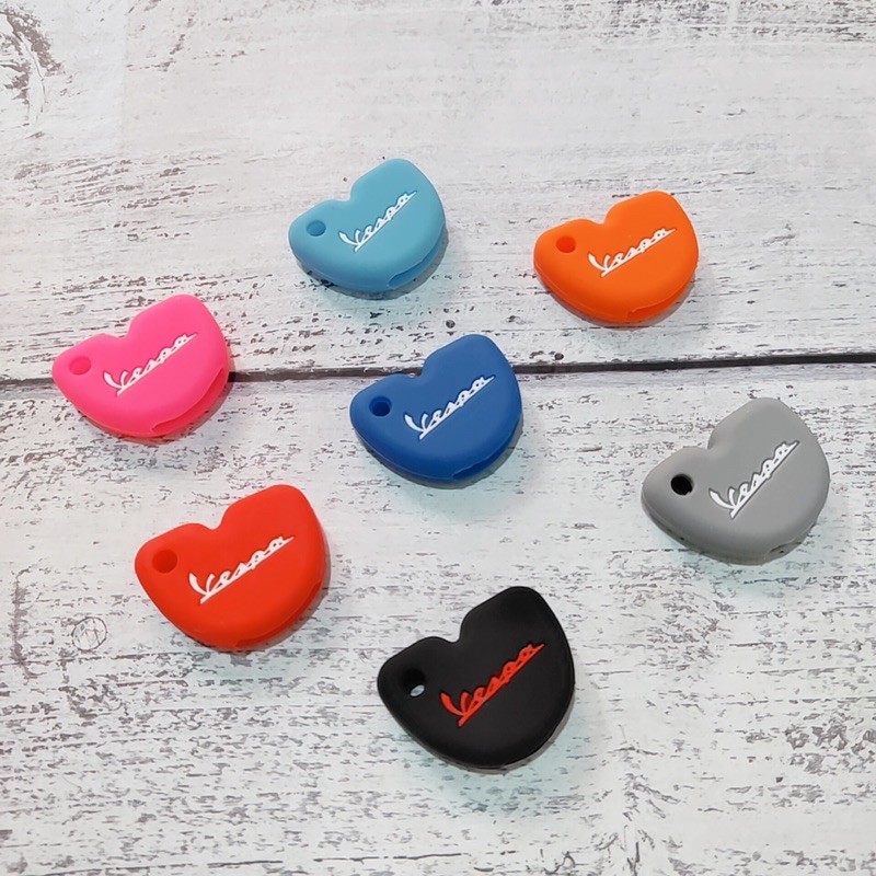 Cao su bọc chìa khóa Vespa Piaggio, bao chìa khoá Vespa sang trọng, nhiều màu sắc