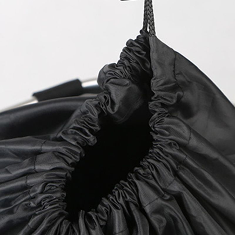 Giỏ Đựng Thú Cưng Cỡ Nhỏ Bằng Vải Bạt Gấp Gọn Được Chống Nước Gắn Ghi Đông Xe Đạp