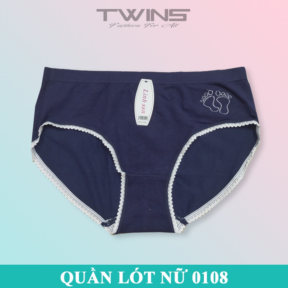 Quần lót nữ dệt kim cao cấp SD0108 màu trơn lưng vừa ôm mông co giãn mềm mịn thoáng mát size từ 55kg-65kg