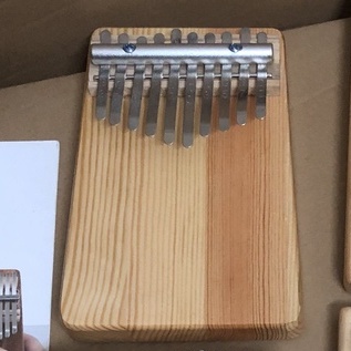 Đàn Thumb Piano 10 phím gỗ trơn kem cao cấp WOIM - 185 KL ( Kalimba 10 keys ) - HÀNG CÓ SẴN