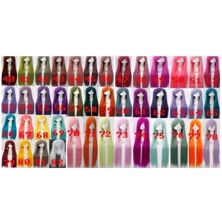 [ CÓ SẴN ] Wig Cosplay Tóc giả 82 màu - dài 100cm - lưới hoa [list 1/2]