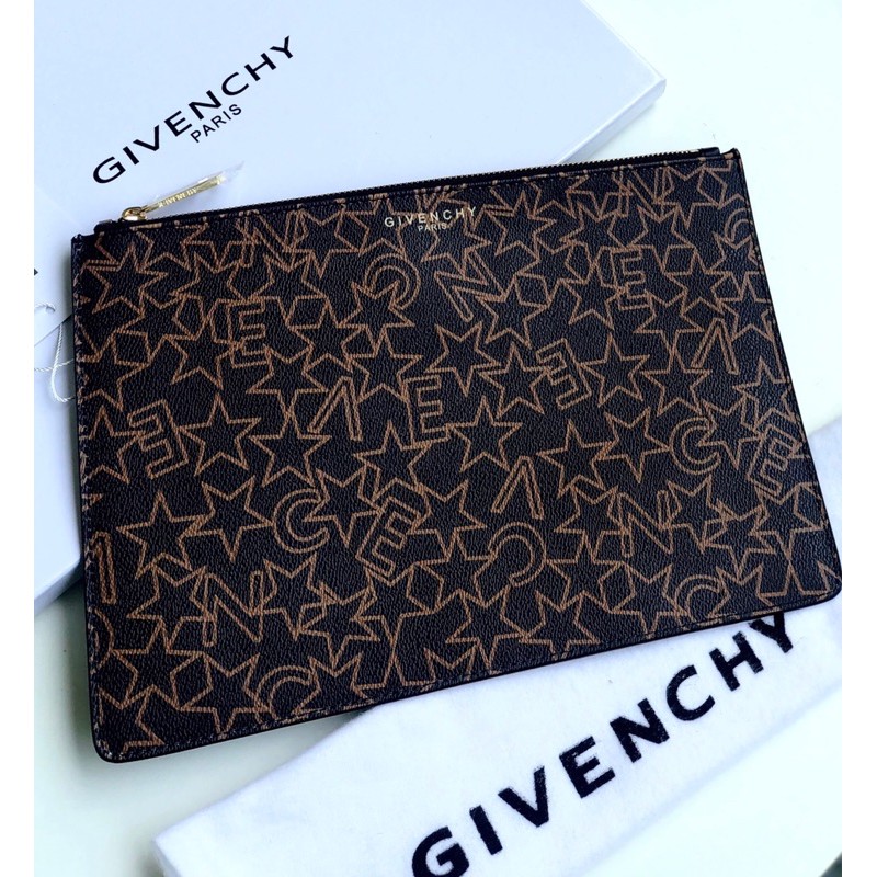 Cluth da thật cầm tay hàng đẹp fullbox size 31cm
