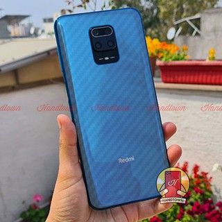 Miếng Dán Lưng Carbon Dành Cho Xiaomi Redmi Note 9 Pro / Note 9S / Note 9 Pro Max