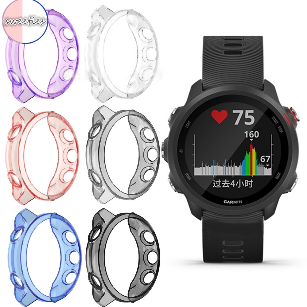 Ốp Tpu Trong Suốt Chống Rơi Vỡ Cho Đồng Hồ Garmin Forerunner 245m/245