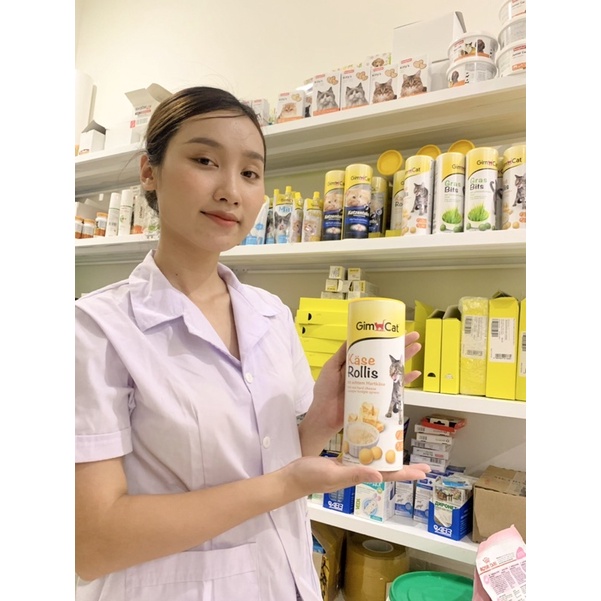 Viên phô mai tăng nọng gimcat thơm ngon cho mèo nhập khẩu từ Đức