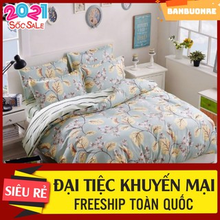 XẢ KHO BỘ VỎ CHĂN GA GỐI COTTON POLY 2MX2M2