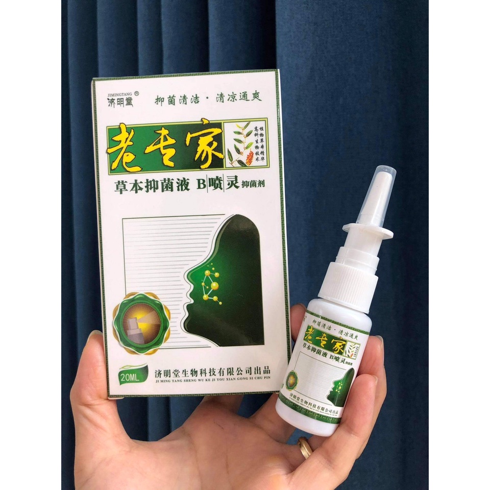 Xịt xoang mũi, viêm mũi JIMINGTANG lọ 20ml