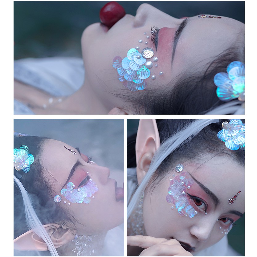 [HÀNG CÓ SẴN] Vỏ sò/vảy cá hologram - phụ kiện makeup,cổ trang, cosplay,.. | BigBuy360 - bigbuy360.vn