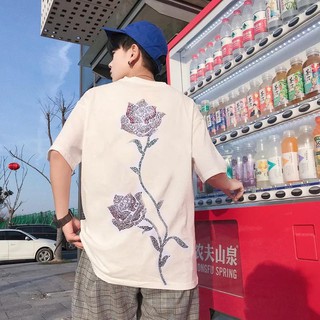 Áo thun Stee ROSE STONE Đính đá Unisex