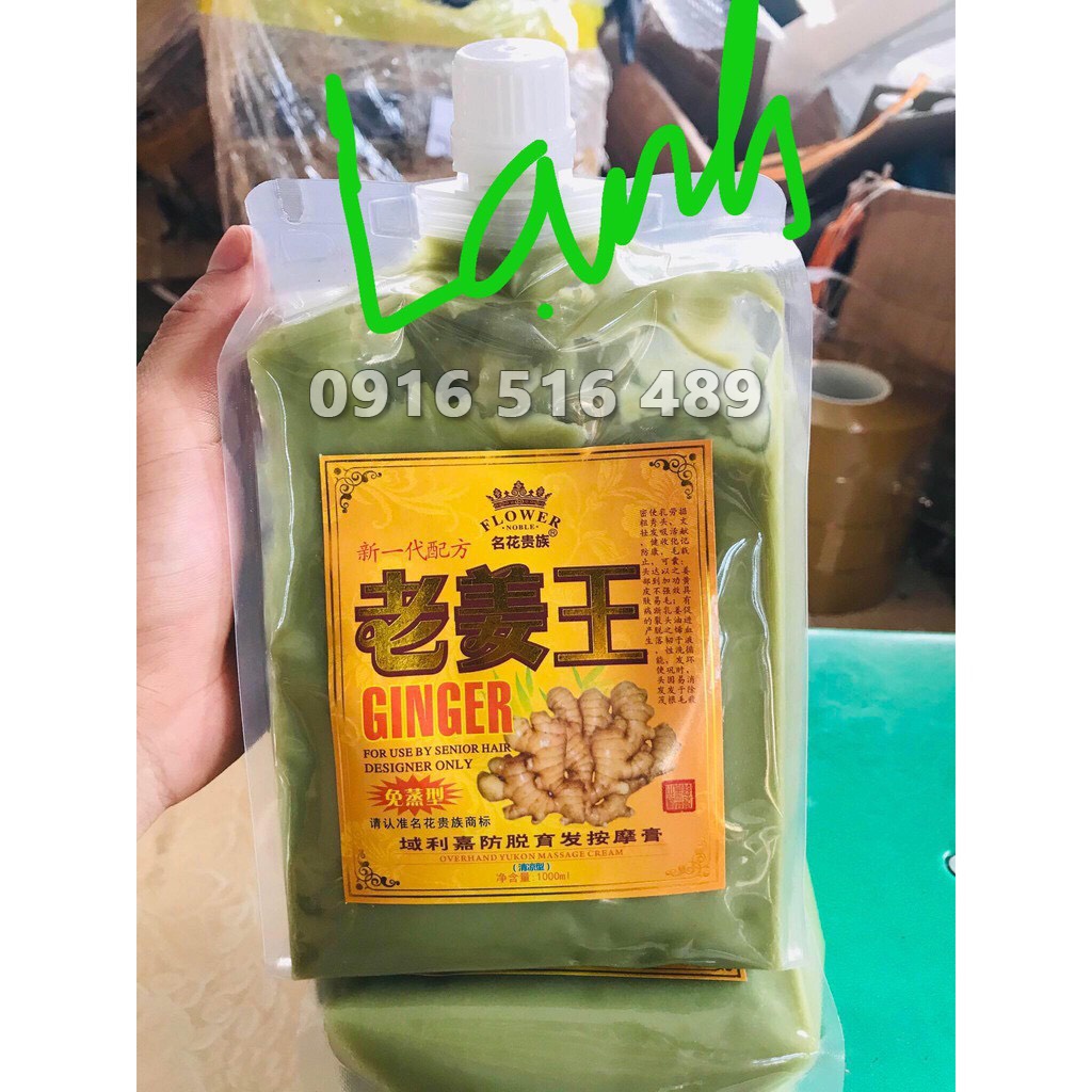 Dầu Gội Gừng Giảm Rụng Tóc, Kích Thích Mọc Tóc, Giảm Gàu, Nấm Da Đầu, Lưu Thông Khí Huyết Giảm Đau Đầu