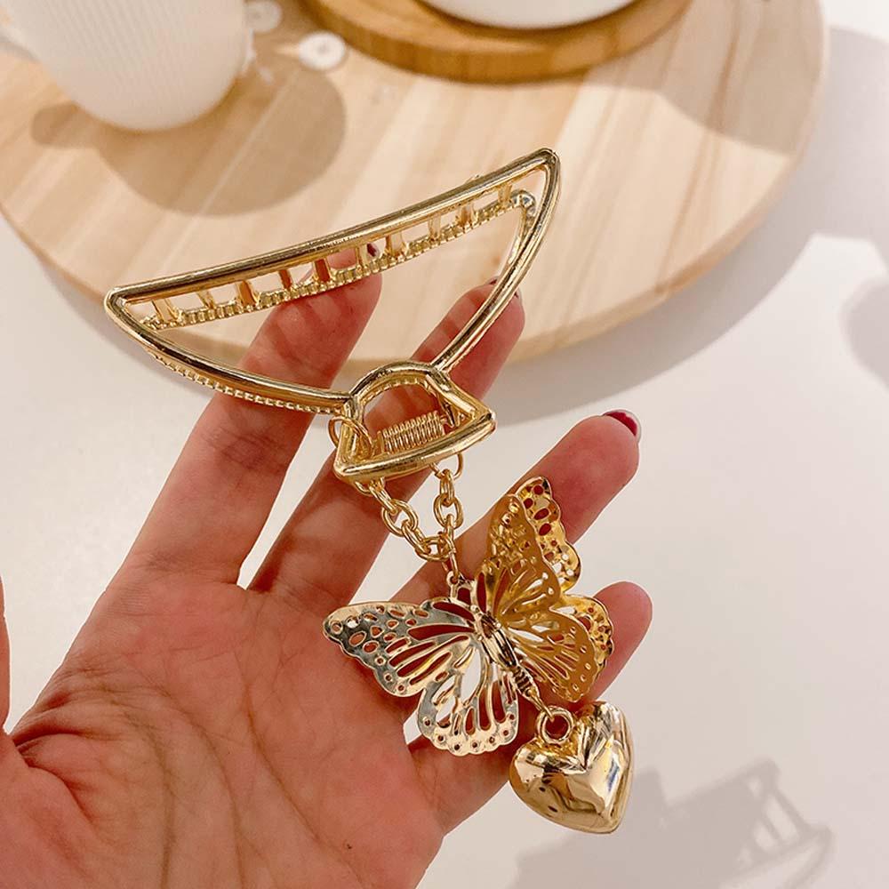 Kẹp Tóc Bướm / Trái Tim / Bướm Rỗng Thời Trang Vintage