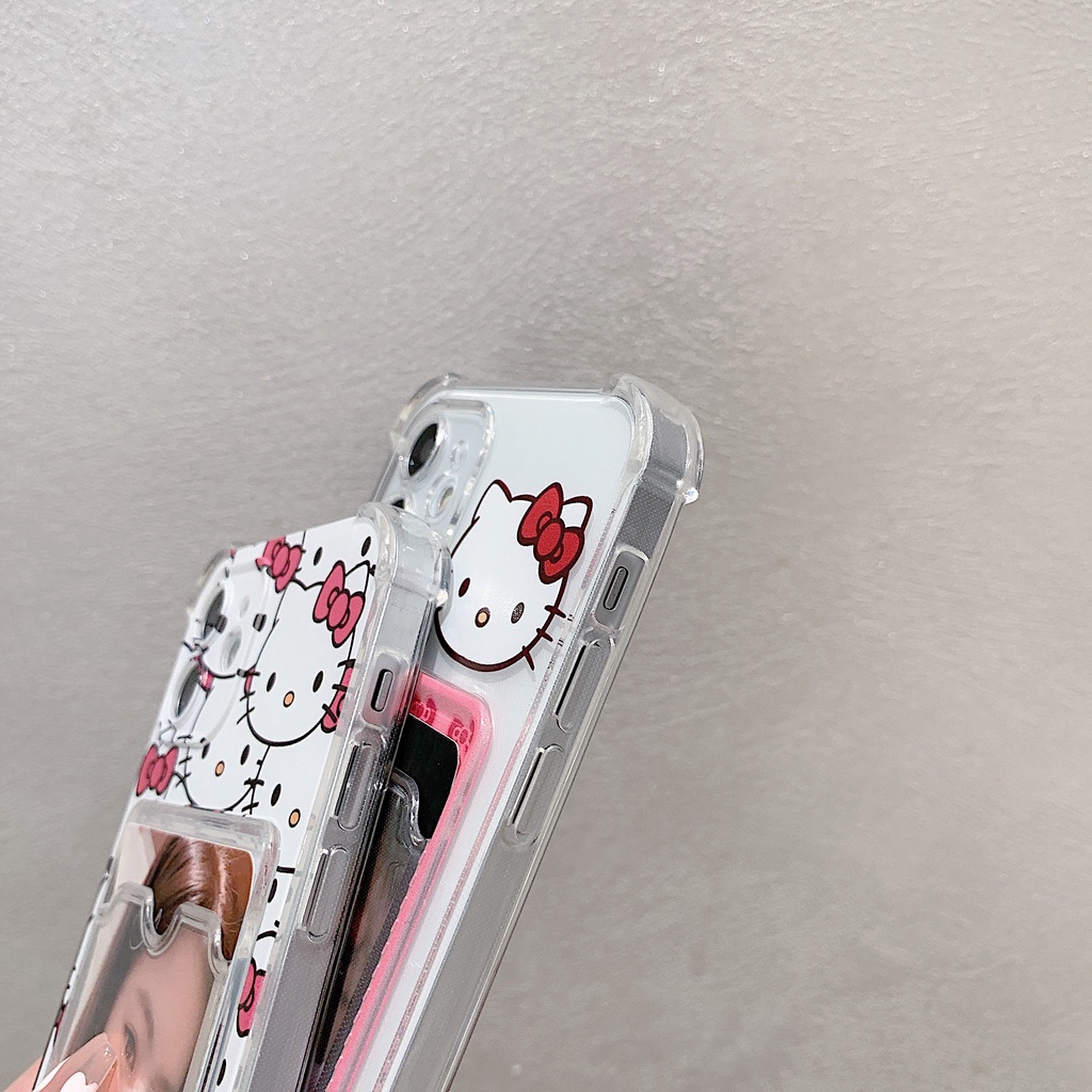 Ốp Điện Thoại Họa Tiết Hello Kitty Cho iPhone 14 / 13 / 12 / 11 / X / 8 / 7P