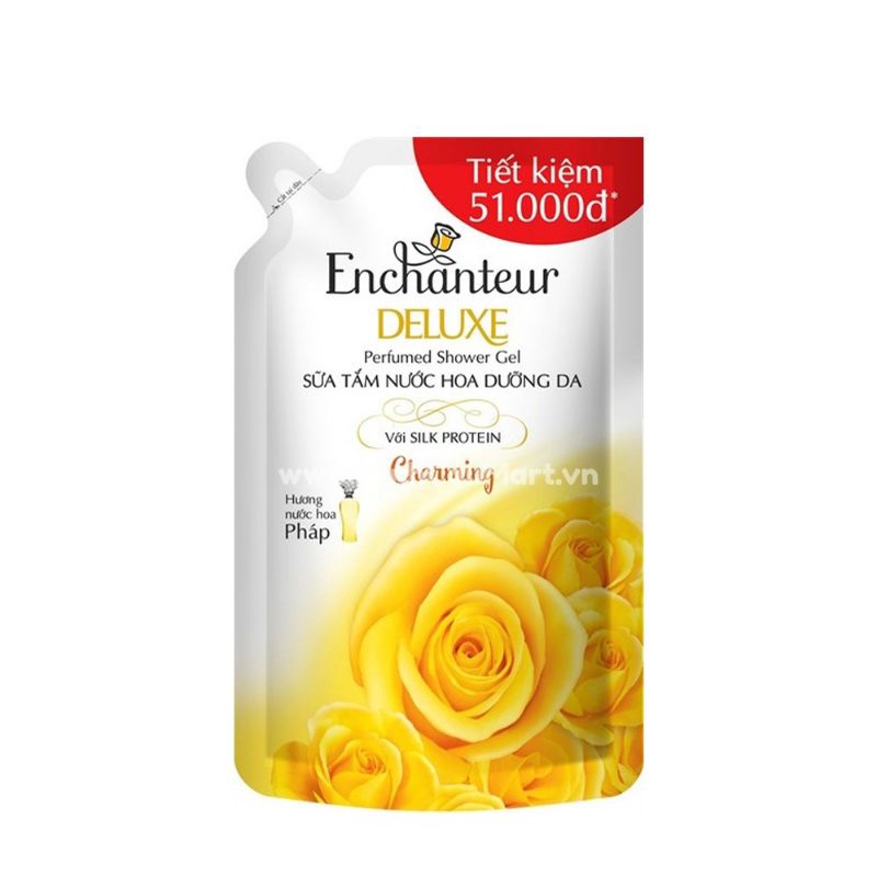 Sữa tắm enchanteur túi 450g/200g