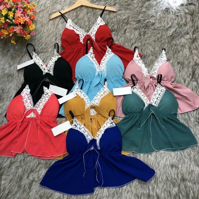 [Mã WA1606 giảm 15% đơn 99k] [SALE 30%] Đồ ngủ sexy ren bi trắng có mút | BigBuy360 - bigbuy360.vn