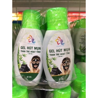 Gel hút mụn than hạt tính chai 60g