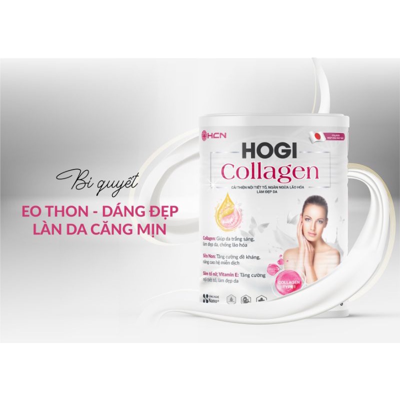 Sữa collagen 900g Hogi cải thiện nội tiết tố ngăn ngừa lão hóa