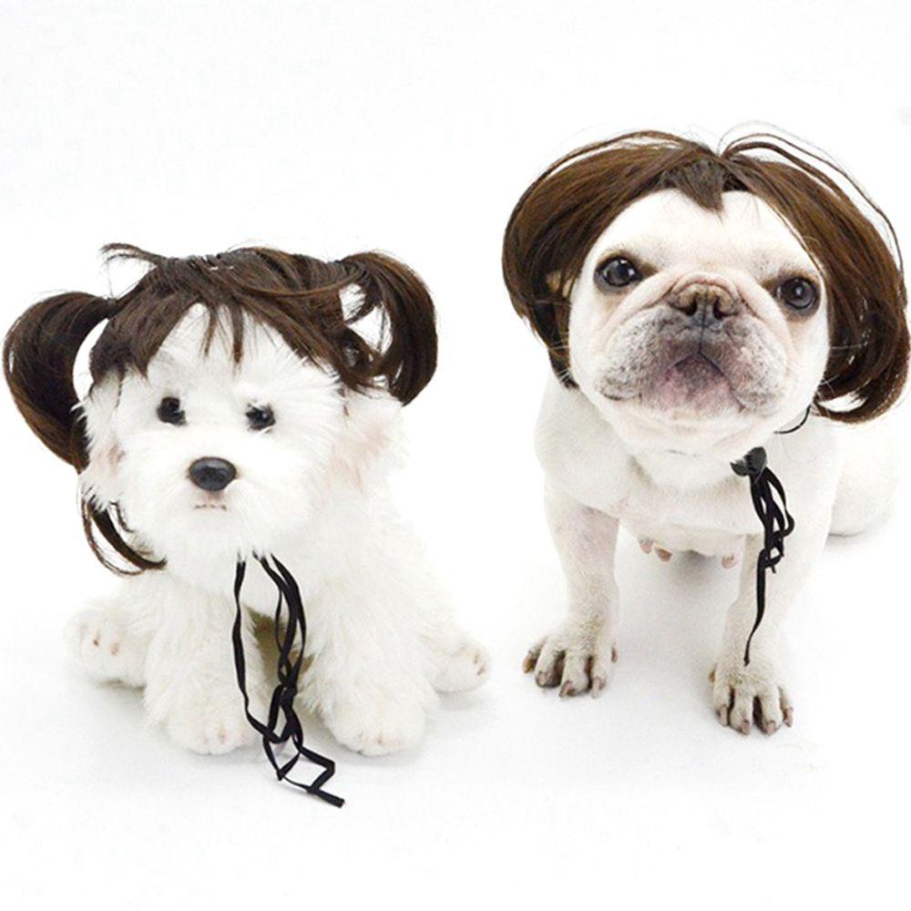 Bộ Tóc Giả + Mũ Dùng Hóa Trang Halloween Cho Thú Cưng
