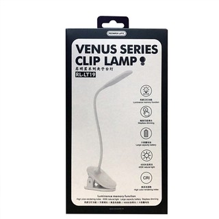 ĐÈN LED ĐỂ BÀN UỐN DẺO TÍCH HỢP KẸP ĐA NĂNG REMAX RL-LT19
