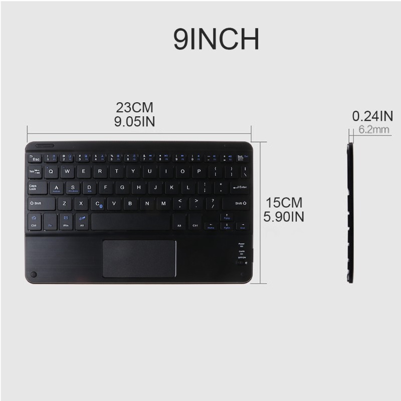 Bàn Phím Không Dây Bluetooth 7 / 9 / 10 Inch