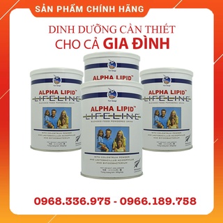  Sữa non Alpha Lipid Lifeline 450g, Sữa non NewZealand chính hãng - [COMBO 4 LON] - TPHH