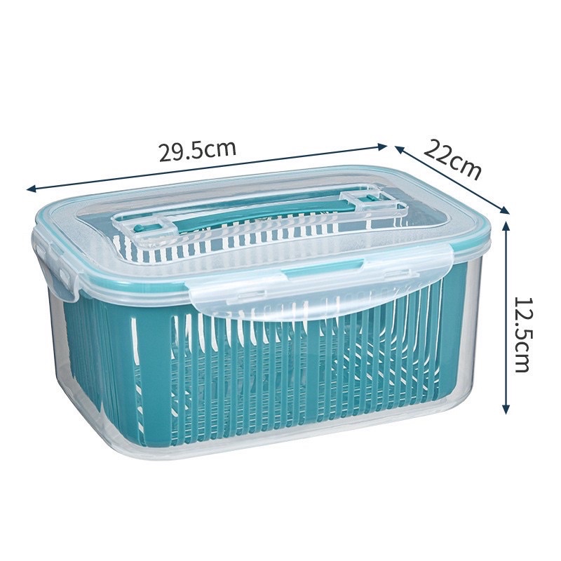 SET 5 HỘP ĐỂ ĐỒ TỦ LẠNH ĐA NĂNG BẢO QUẢN THỰC PHẨM SIÊU CAO CẤP.trongbo